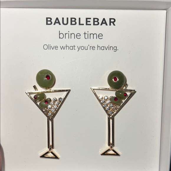 COPY - BaubleBar Olive Martini Earrings - Picture 5 of 6